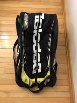 Babolat Aero 12 racquet Insulated Tennis Bag Black Yellow Na
