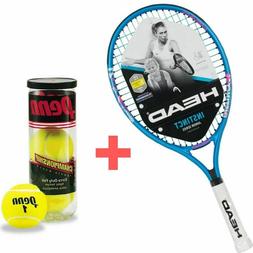 Junior Tennis Racquet Age 6-8 Set of HEAD INSTINCT 23" New +