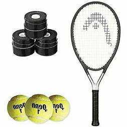 HEAD Ti.S6 - Pre-Strung Tennis Racquet Bundled with a 3-Pack