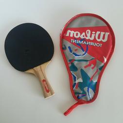 Wilson Tournament Performance Ping Pong Table Tennis Racquet